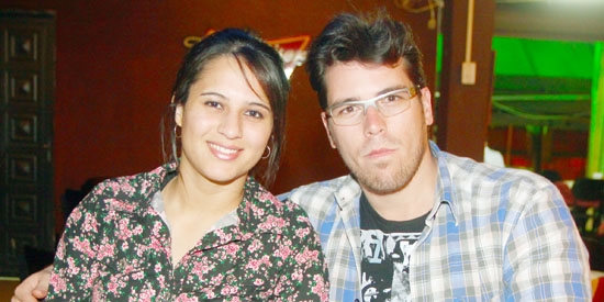 Rita Andrade e Jonathan Costa no Picanha na Tábua